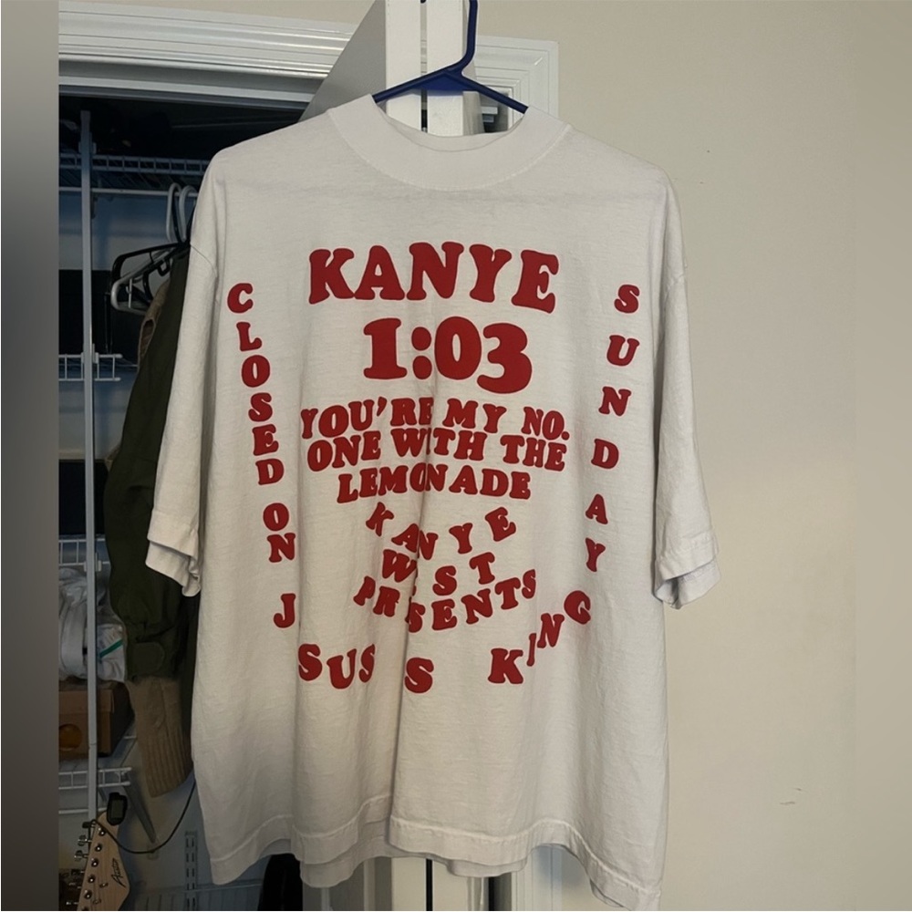 Kanye West CPFM for JIK Ill T-shirt White